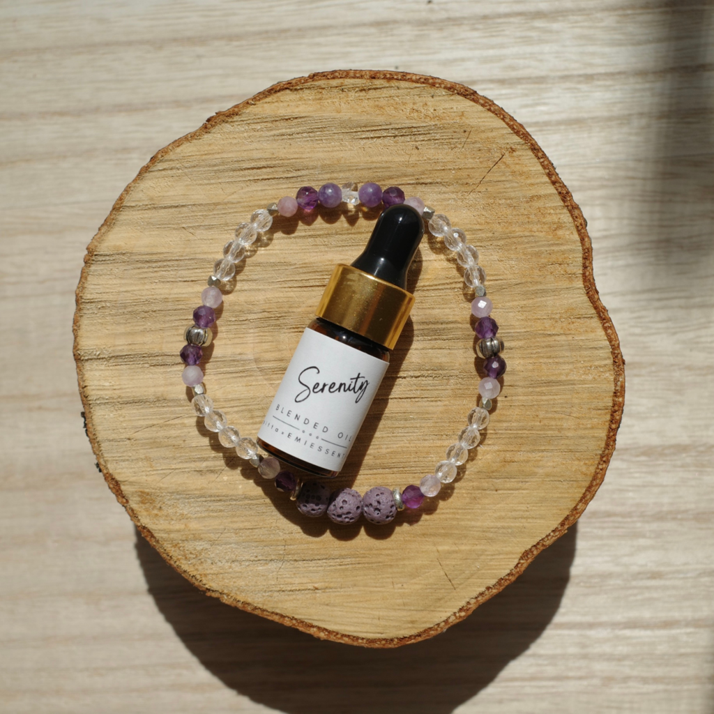 【&e】Aroma bracelet ~Purple × Serenity~