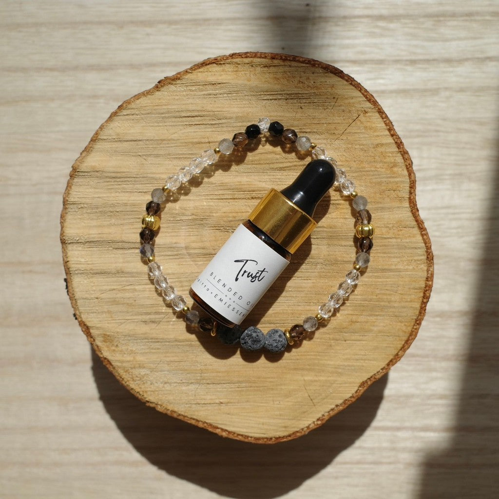 【&e】Aroma bracelet ~Black × Trust~