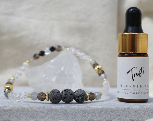 【&e】Aroma bracelet ~Black × Trust~