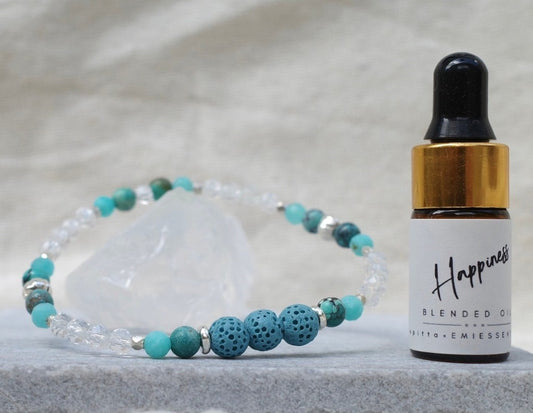 【&e】Aroma bracelet ~Blue × Happiness~