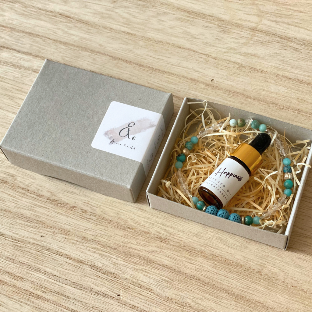 【&e】Aroma bracelet ~White × Serenity~
