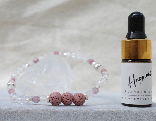 【&e】Aroma bracelet ~Pink × Happiness~