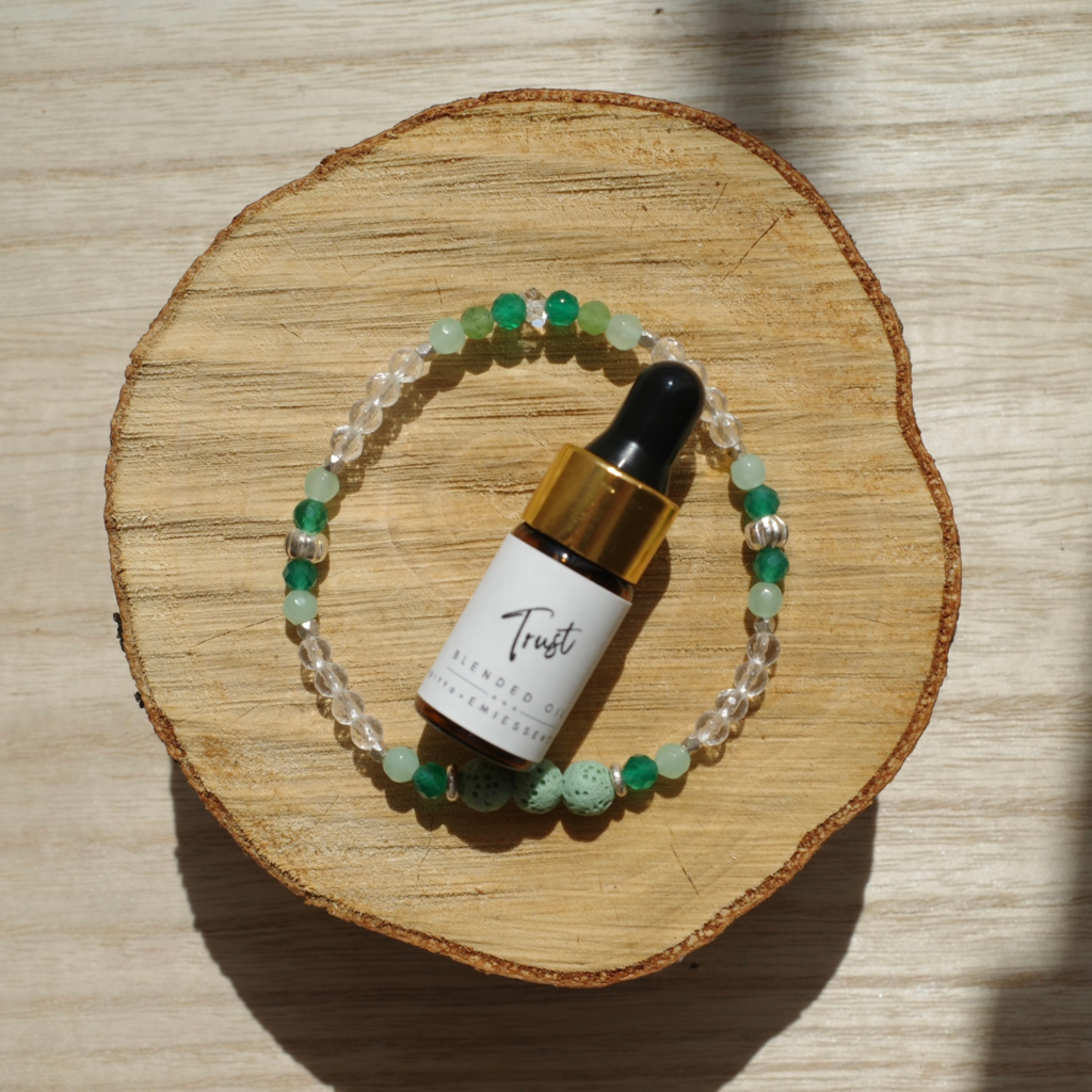 【&e】Aroma bracelet ～Green × Trust～
