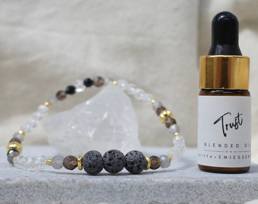 【&e】Aroma bracelet ～Black × Trust～