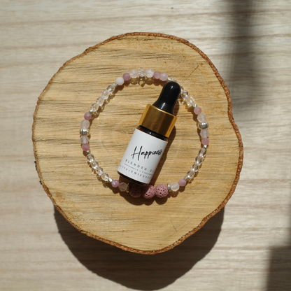【&e】Aroma bracelet ～Pink × Happiness～