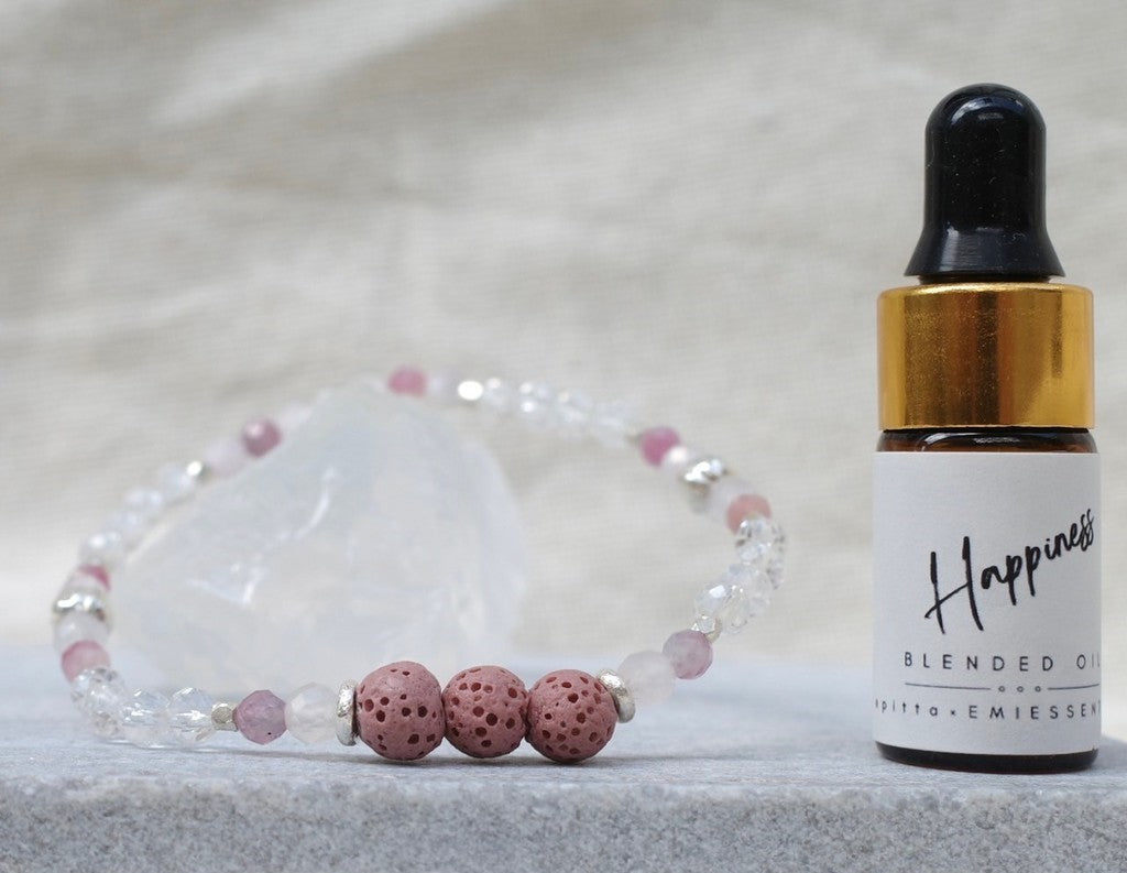 【&e】Aroma bracelet ～Pink × Happiness～
